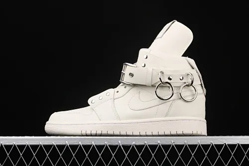 All categories Air Jordan Jordan series basketball shoes Air Jordan 1 High Comme Des Garcons Homme Plus x Air Jordan 1 High "CDG White" AJ1 Joe 1 retro classic high-top versatile cultural basketball shoes CN5738-100
